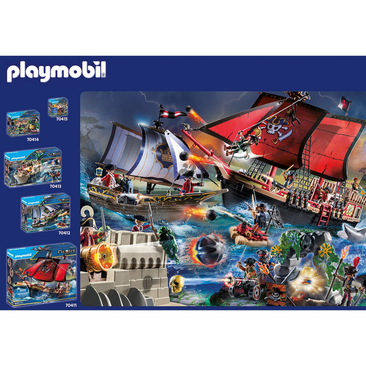 Playmobil-Adventskalender-Schatzsuche im Piraten-Inha