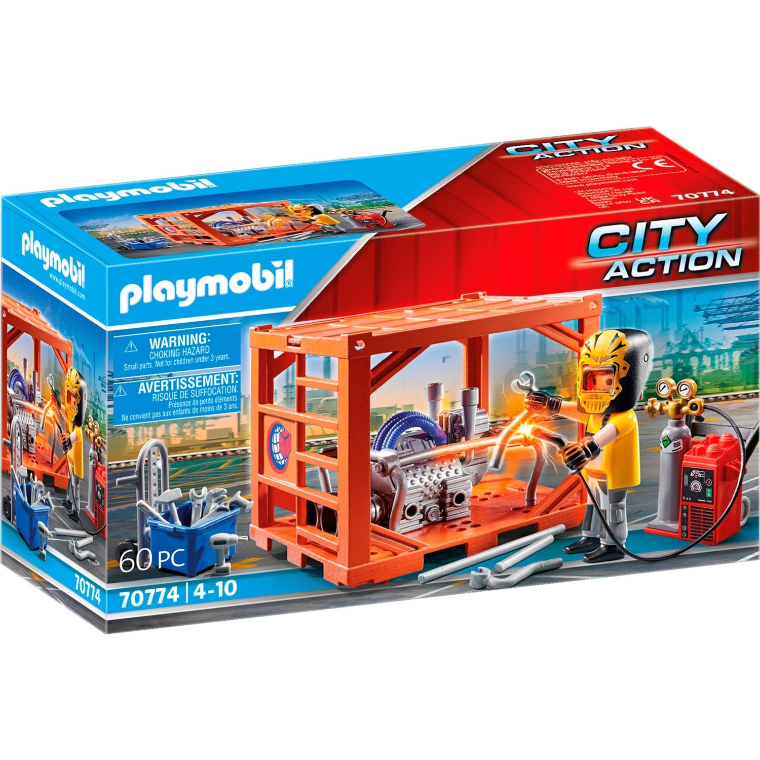 Playmobil City Action Containerproduktion