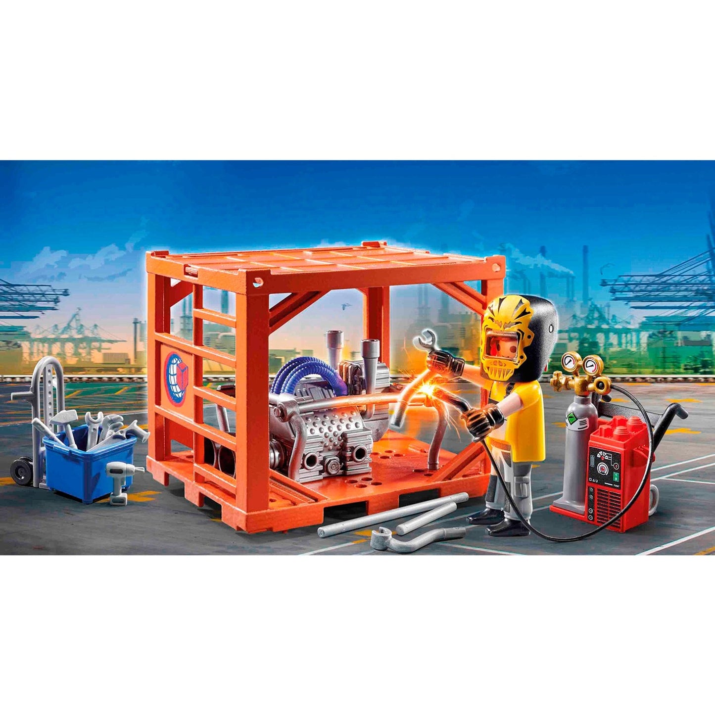 Playmobil City Action Containerproduktion