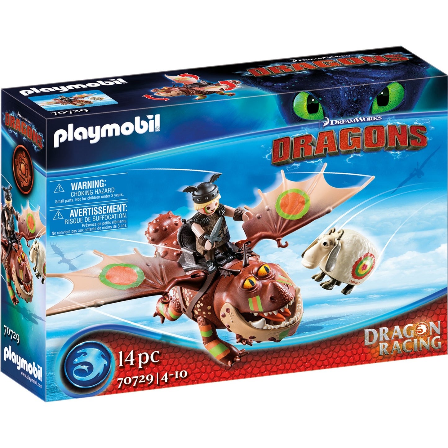 Playmobil -Dragons Dragon Racing: Fischbein und Speck