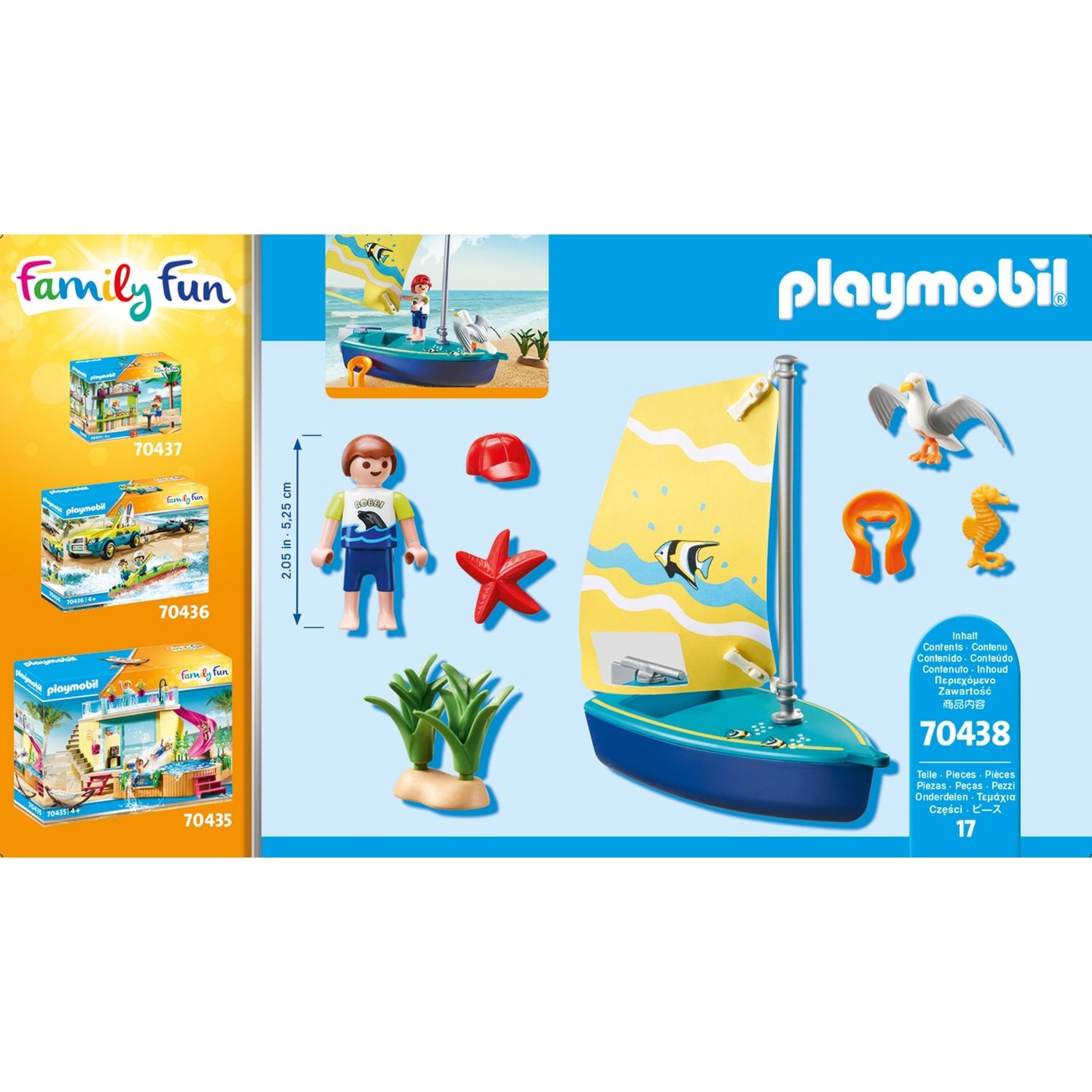 Playmobil Familie Fun Sailing Boat 70438