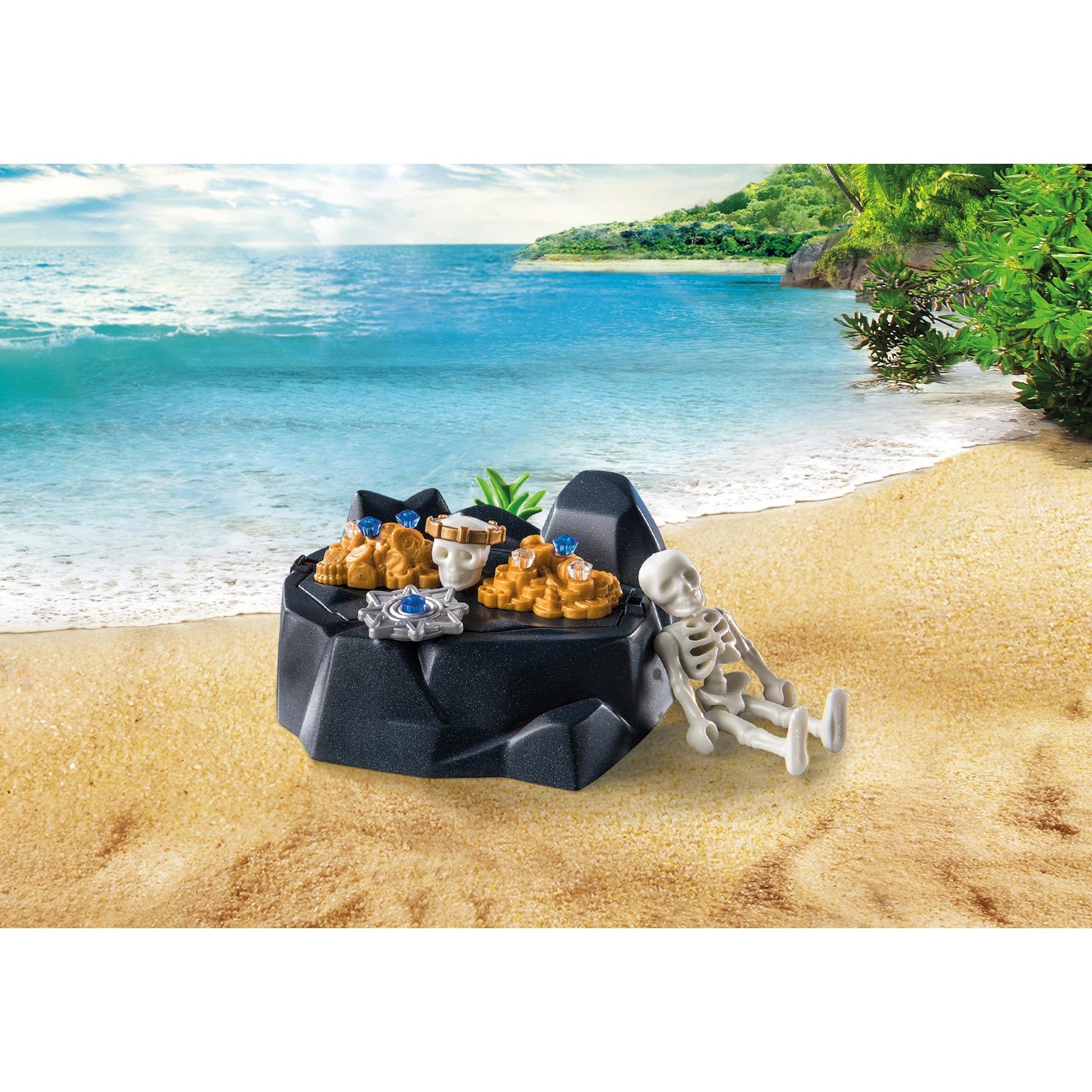Playmobilstarterpack Pirat mit Ruderboot 71254