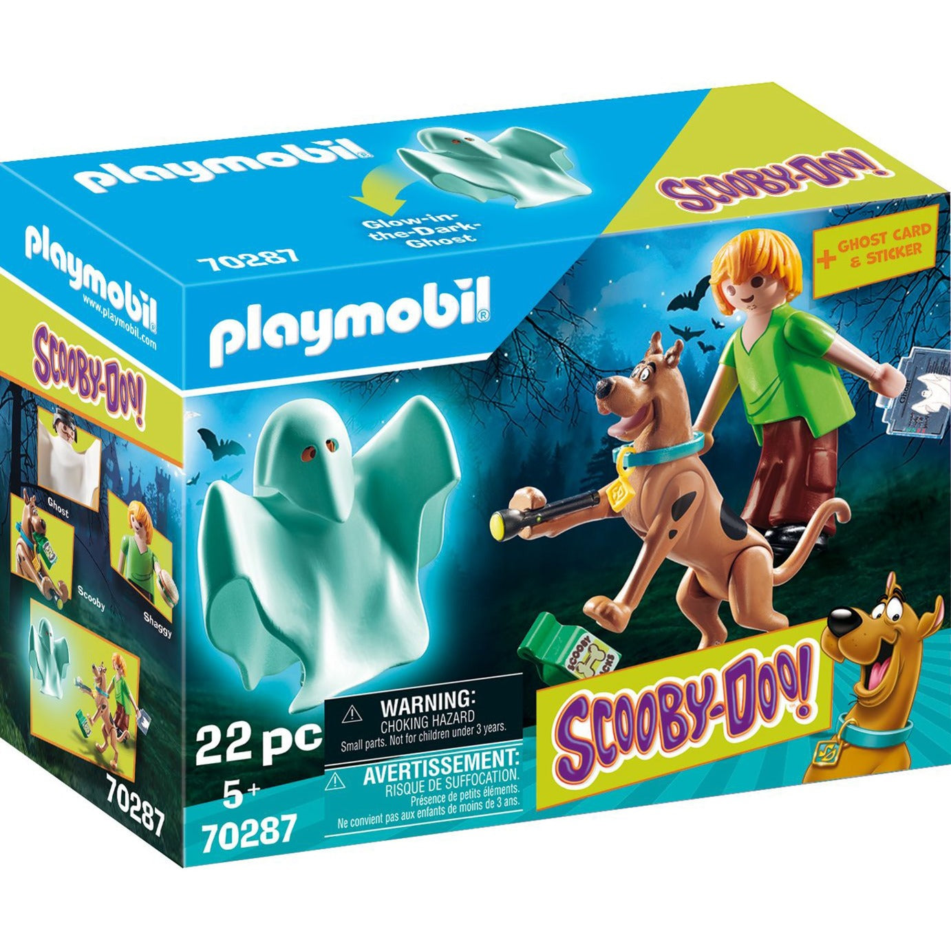 Playmobil Scooby-Doo! Scooby und Shaggy mit Geist