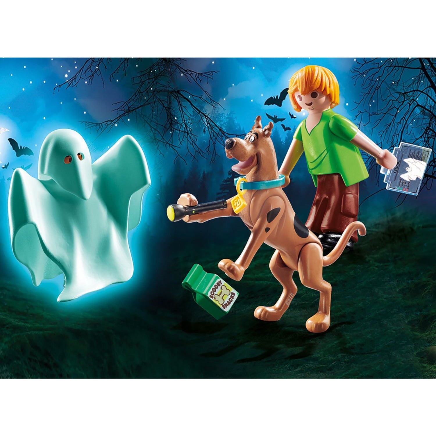 Playmobil Scooby-Doo! Scooby und Shaggy mit Geist