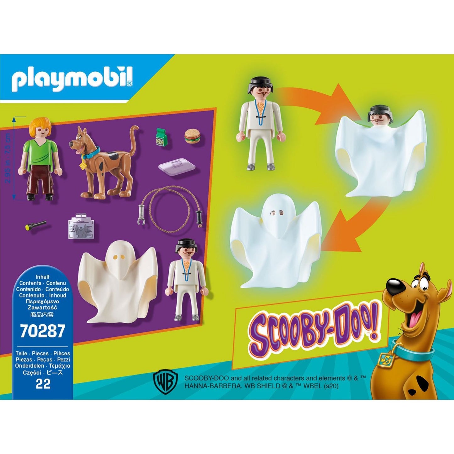 Playmobil Scooby-Doo! Scooby und Shaggy mit Geist