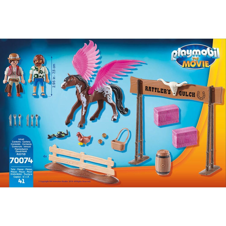 Playmobil der Film Marla und Del mit geflügeltem Pferd