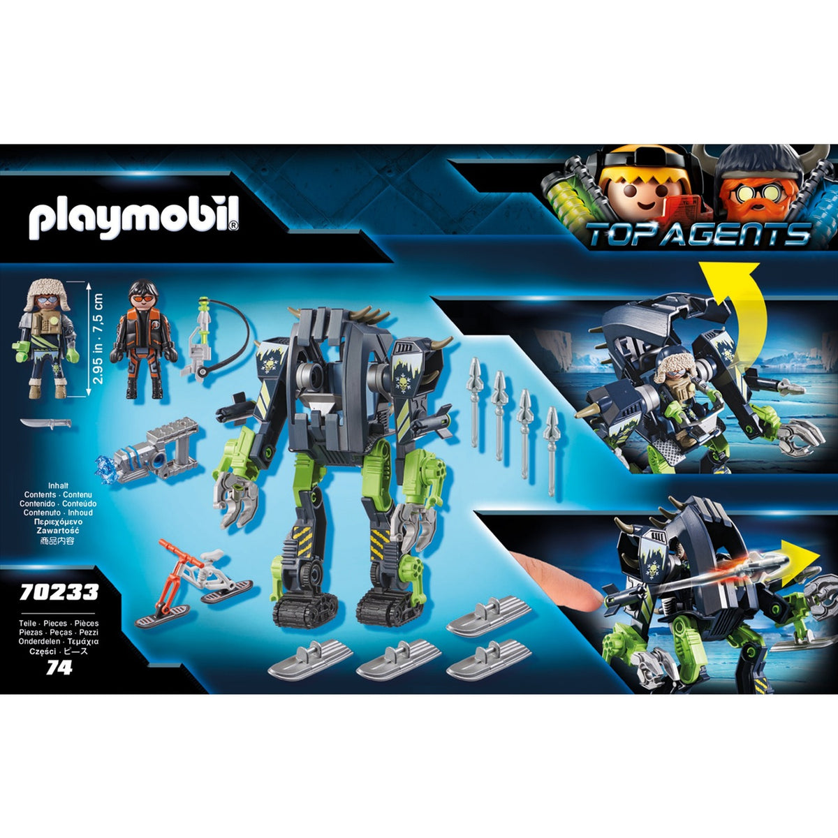 Playmobil Top -Agenten Arktische Rebellen Schneeroboter