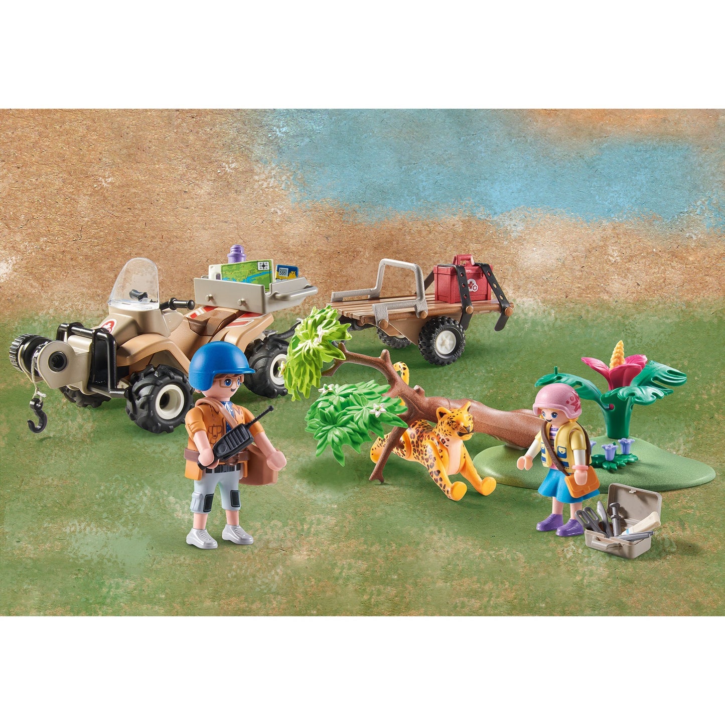 Playmobil Wiltopia Animal Rescue Quad 71011