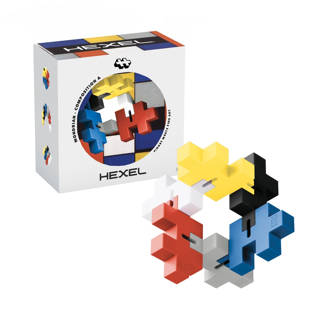Plus Plus Hexel - Van Gogh Mondrian (4365)