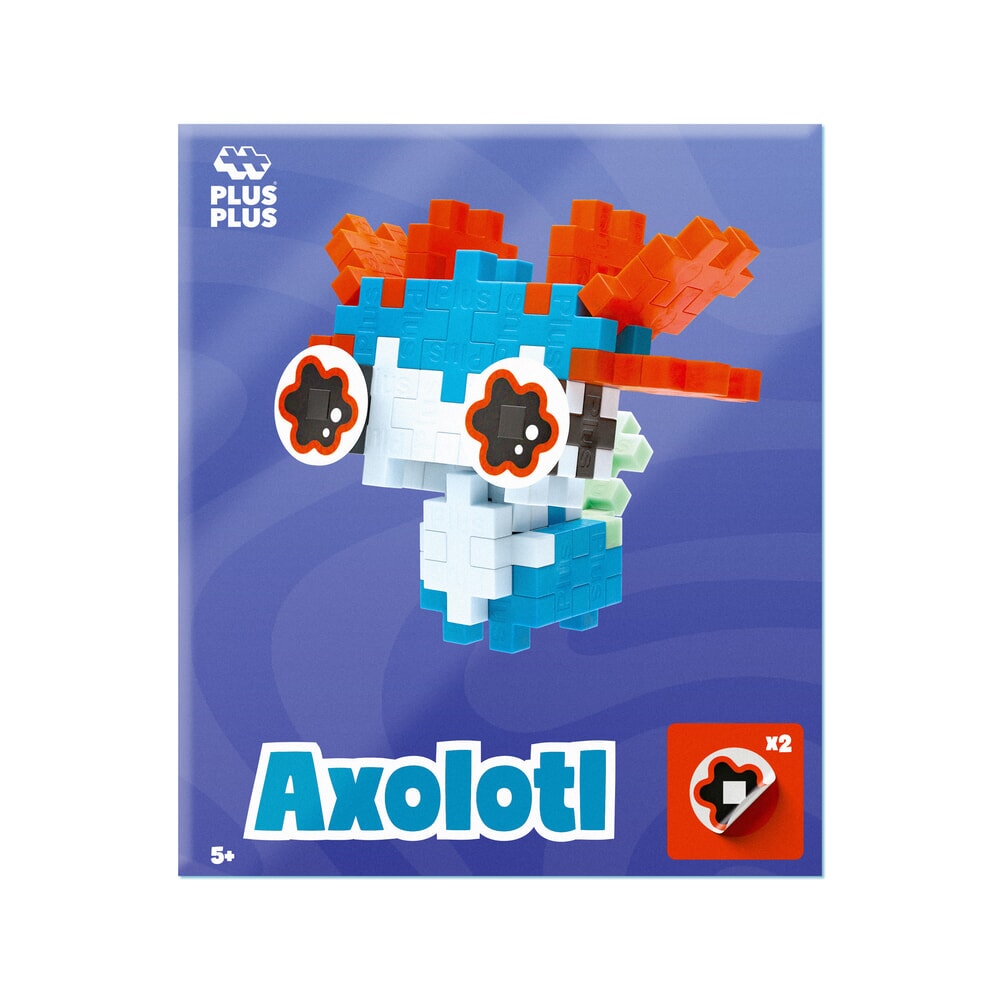 Plus-Plus-Plus-Plus-Haustierpaket – Artsy Axolotl (4366)