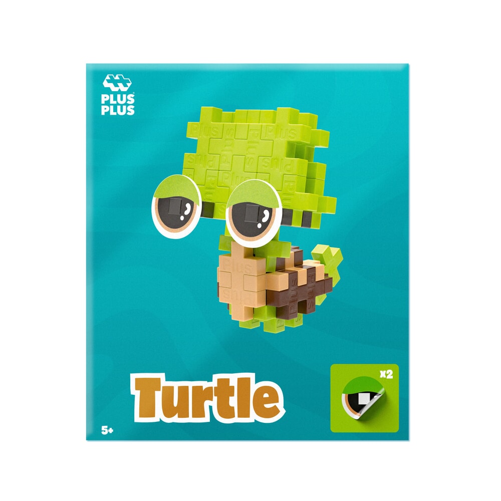 Plus-Plus-Plus-Plus-Haustierpaket – müde Schildkröte (4371)