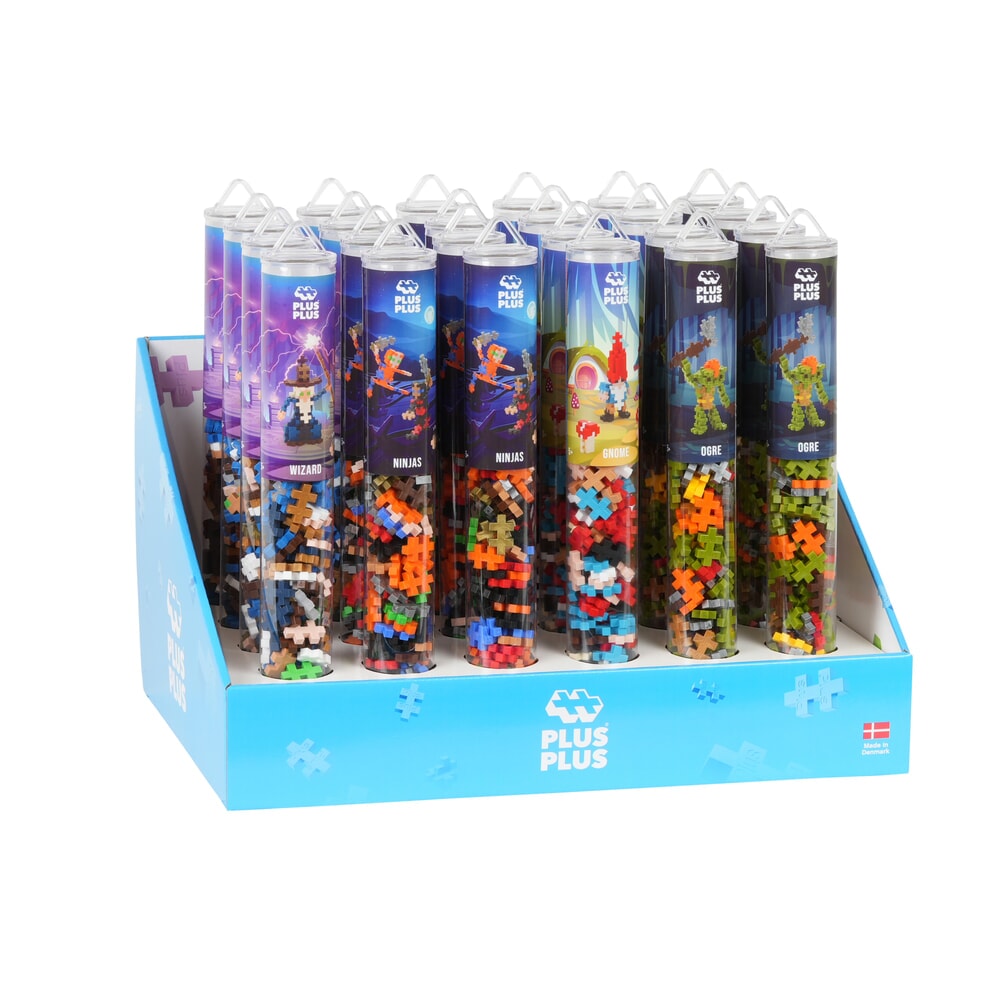 Plus Plus Mythisches 24-teiliges Röhrendisplay Plus-Plus-Röhren (7474)