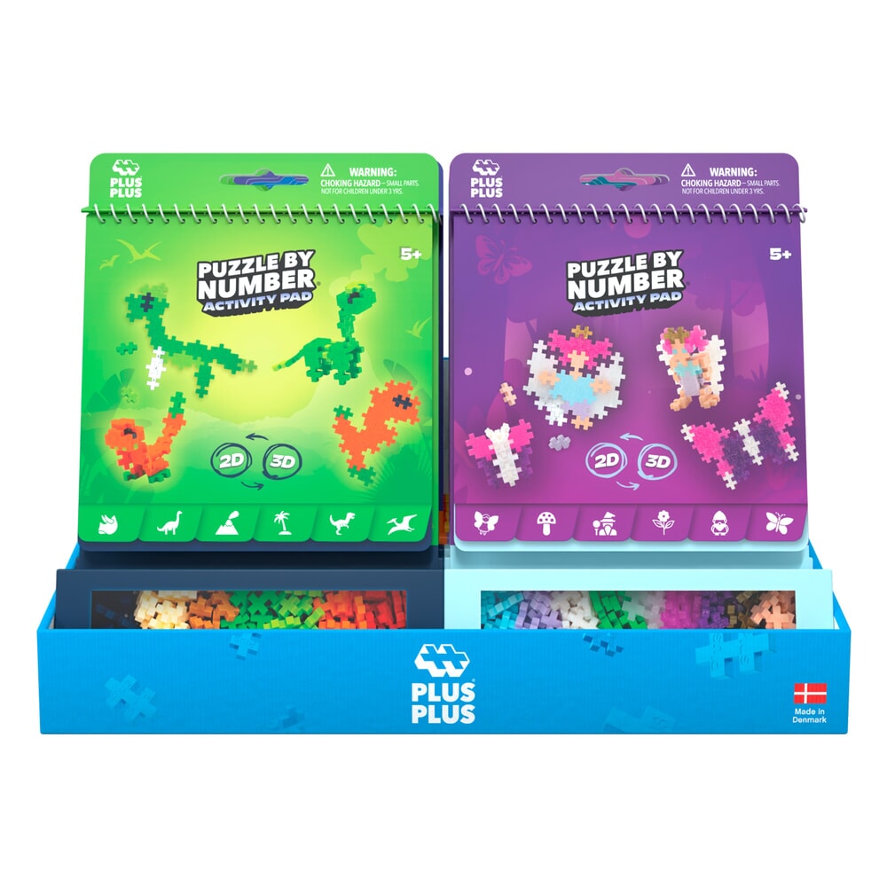 Plus Plus Plus-Plus Aktivitätspad-Display SS26 – 16 Stück (7517)