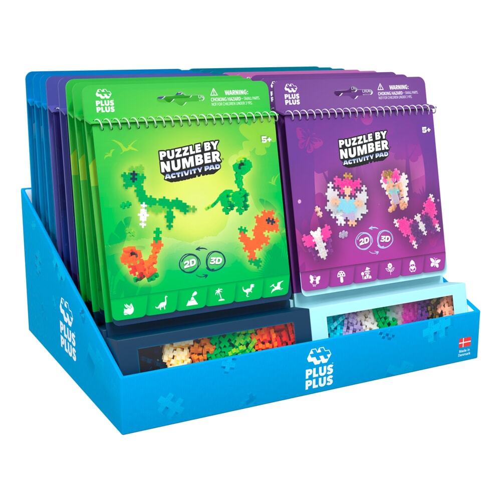 Plus Plus Plus-Plus Aktivitätspad-Display SS26 – 16 Stück (7517)