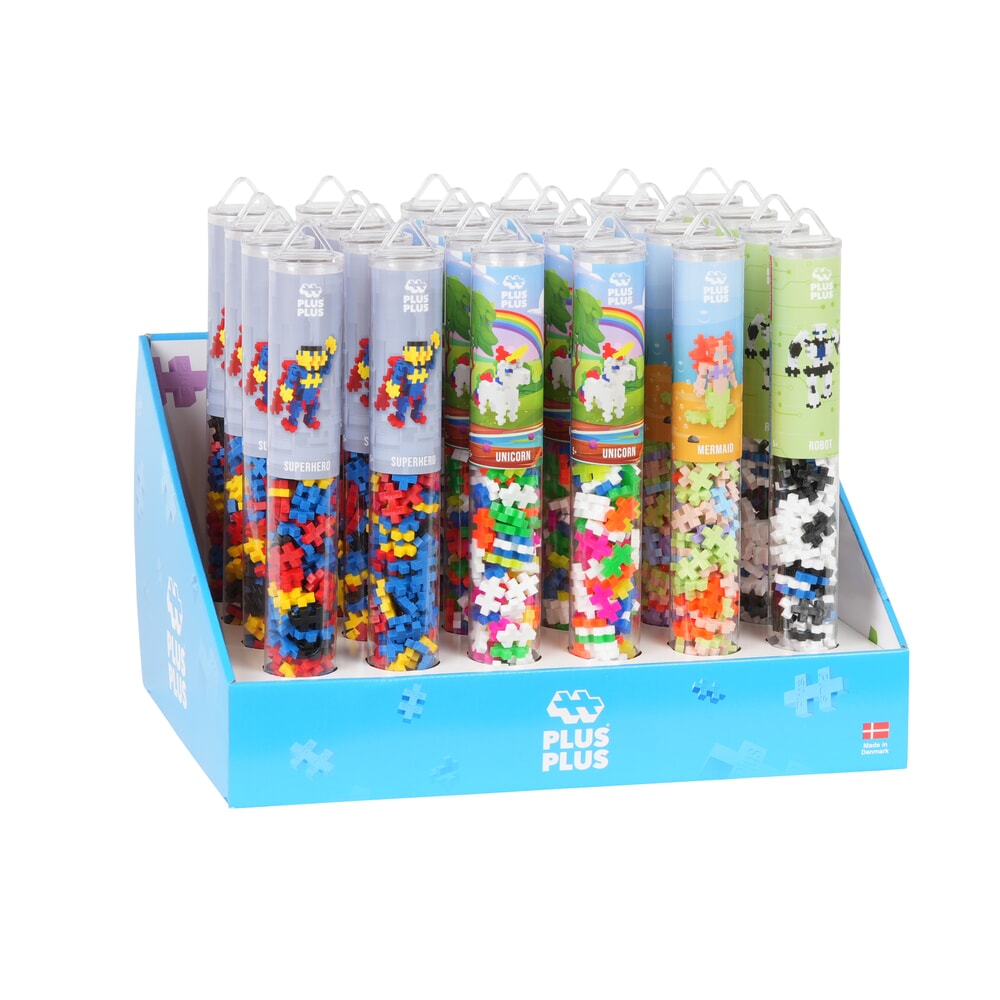 Plus-Plus-Zeichen: 24 Stück Tube Plus-Plus-Display (7235)