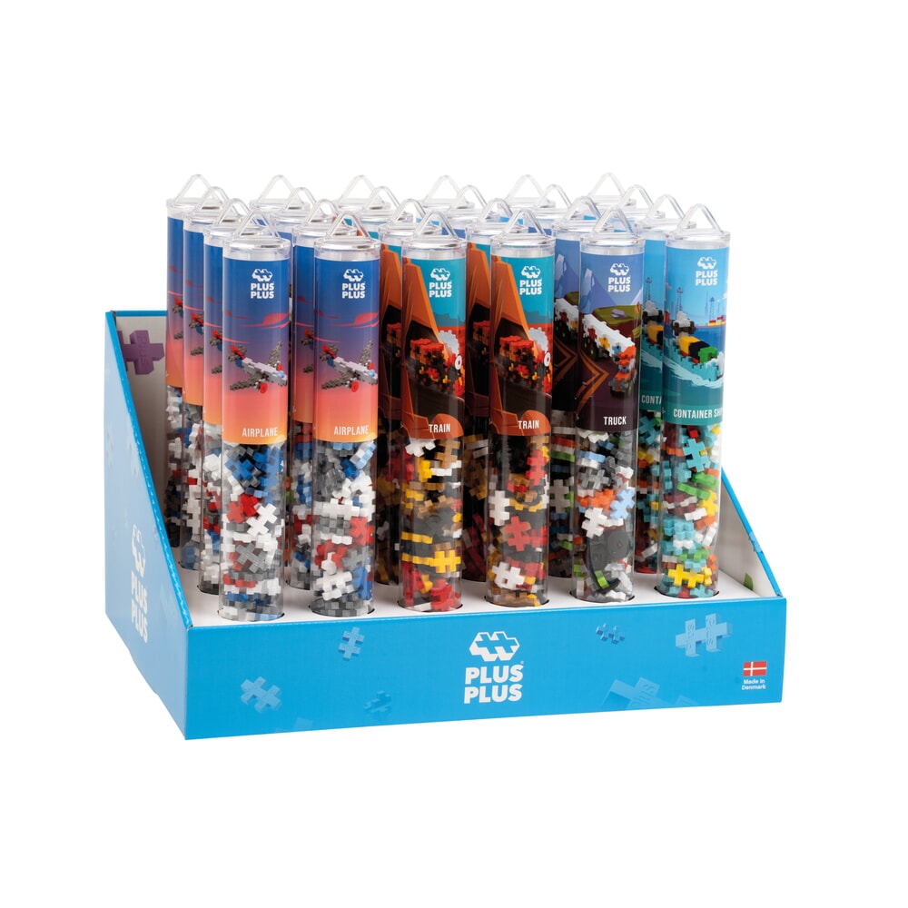 Plus Plus Transport 24 Stück Röhrendisplay Plus-Plus (7410)