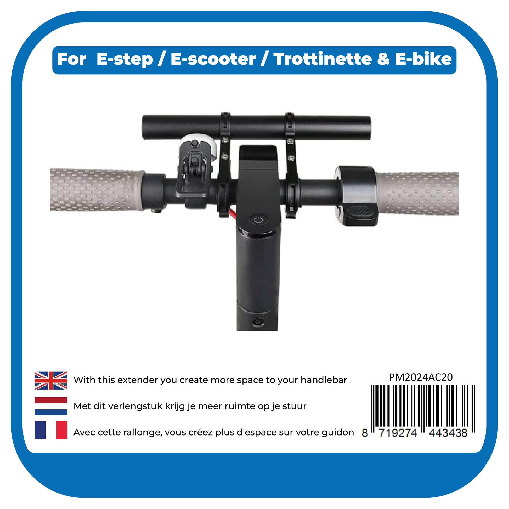 Pro-Mounts Pro-Mounts E-Schritt-Lenkanbieter Groot Black