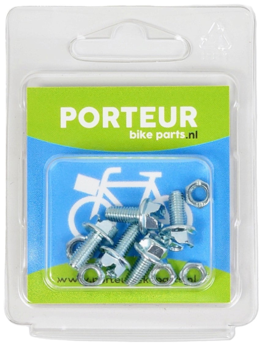 Portor -Kotflügelschraube+Nut -Portur M5x12 (5)