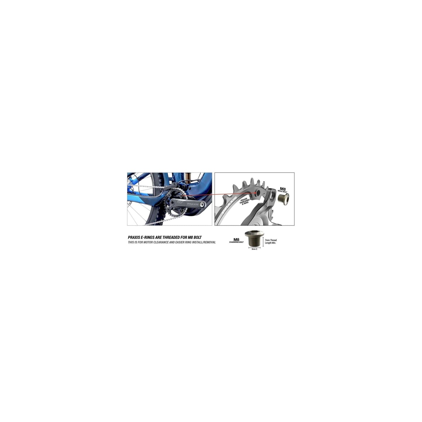 Kette Top 1x E-Ring 104BCD M8 36T Stahlschwarz