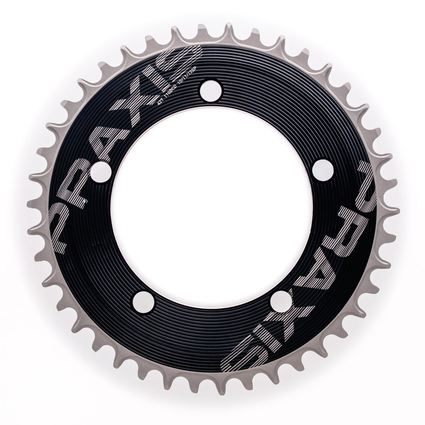 Praxis Kettenblatt 1x Aero 110bcd M8 54t Schwarz Silber