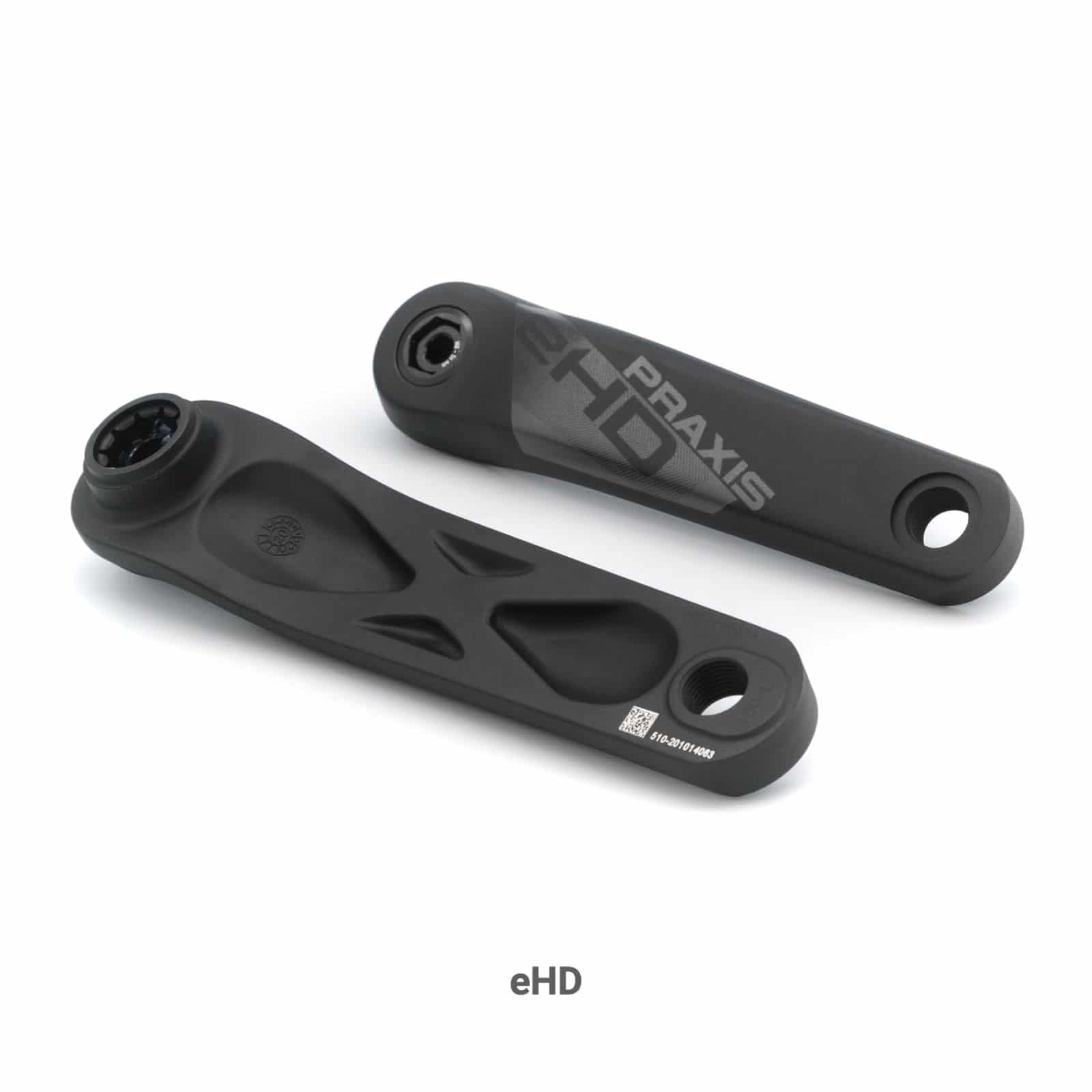 Praxis Kurbelgarnitur E-Bike Typ 1 Aluminium HD ISIS 150mm