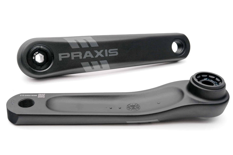 Praxis Kurbelgarnitur E-Bike Typ 1 Aluminium ISIS 150 mm