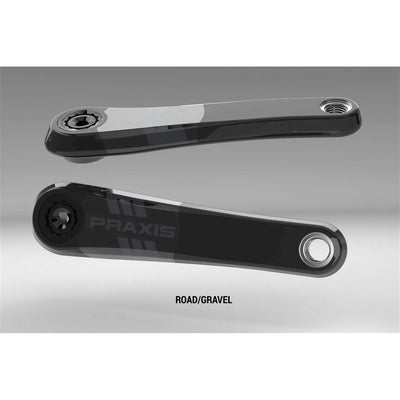 Praxis Kurbelgarnitur E-Race Carbon Etor Spline 165 mm (Fazua R60).