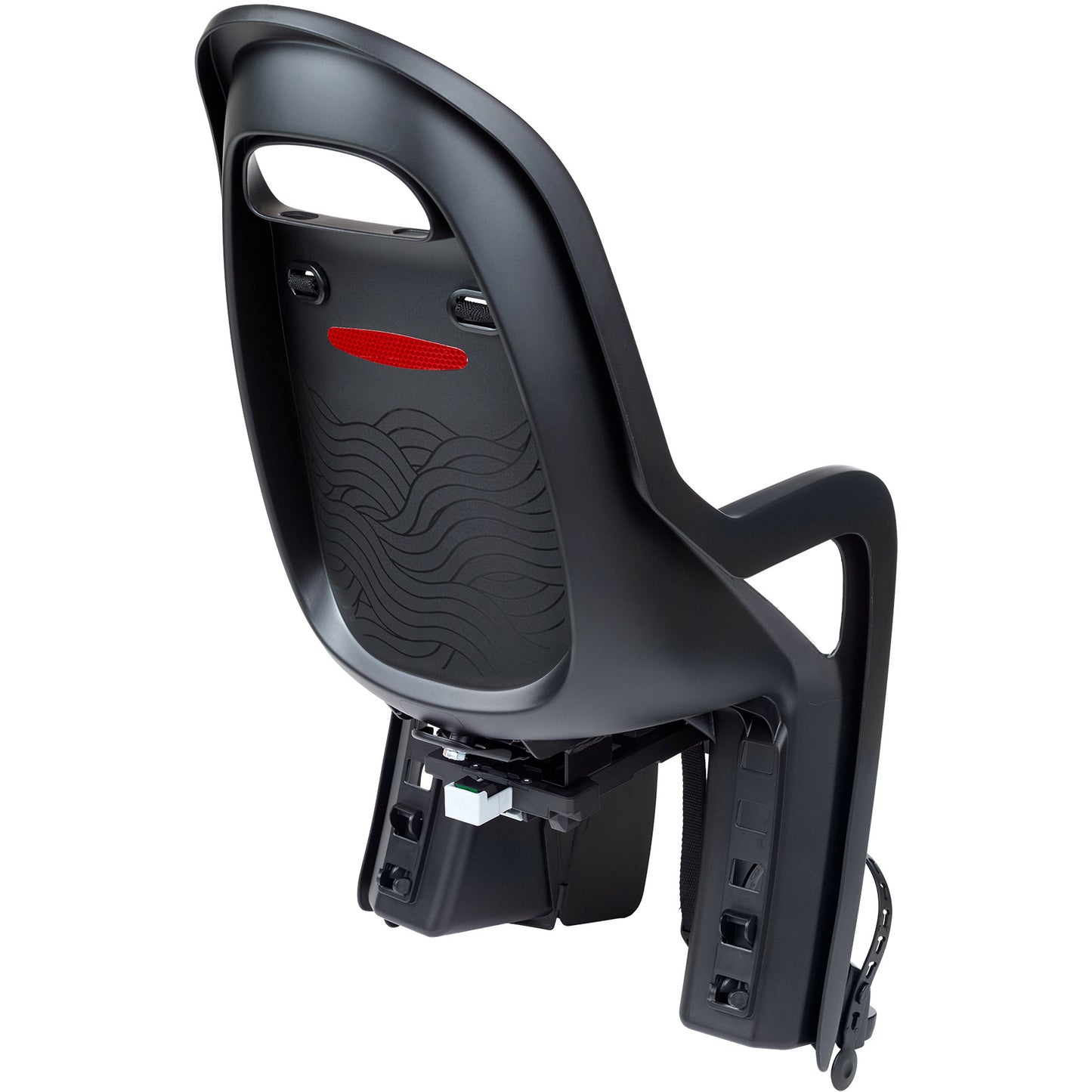 Polisport Rücksitz Groovy Mik-HD dunkelgrau schwarz