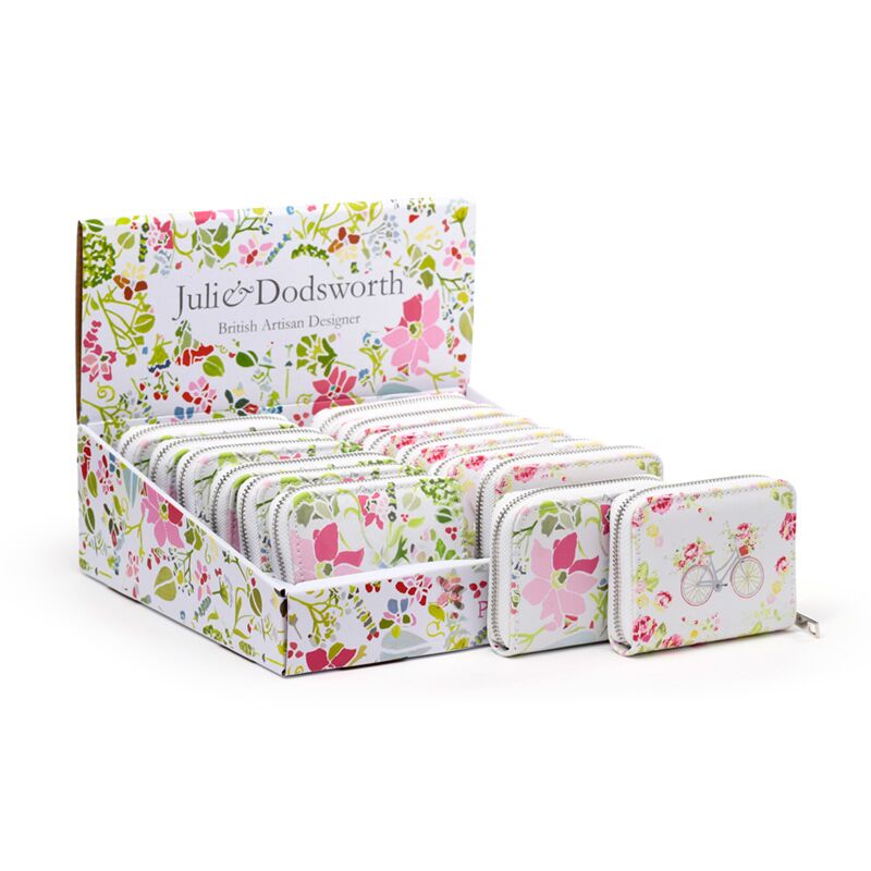 Julie Dodsworth Pink Botanische Runden Brieftasche - klein