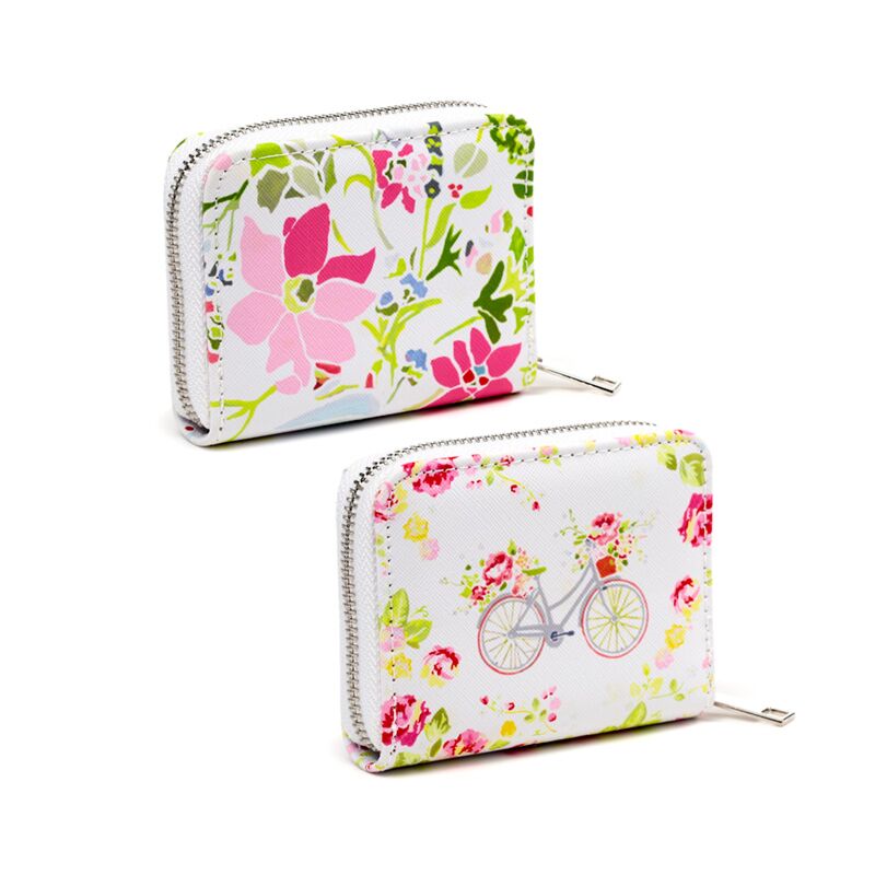 Julie Dodsworth Pink Botanische Runden Brieftasche - klein