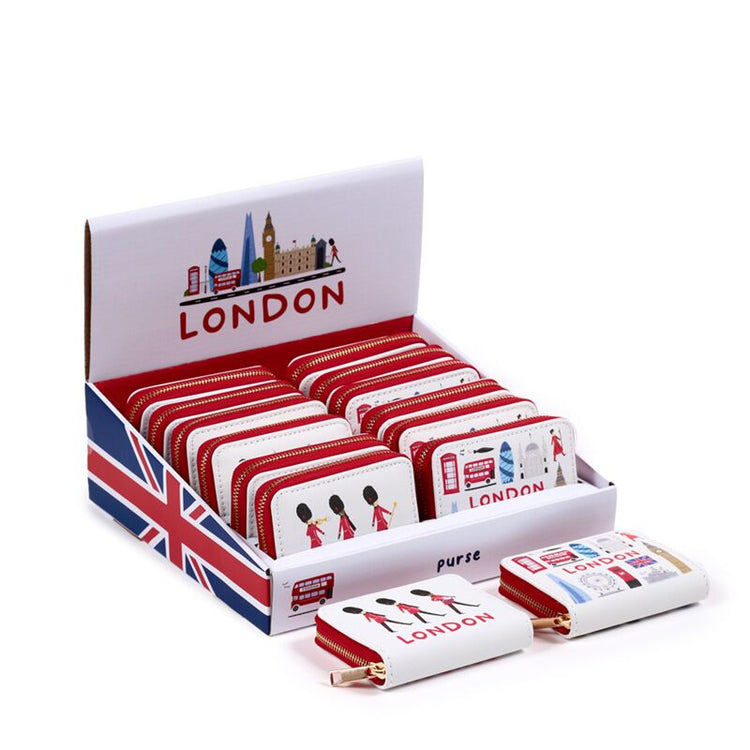 London Souvenir Rondrits Brieftasche - klein