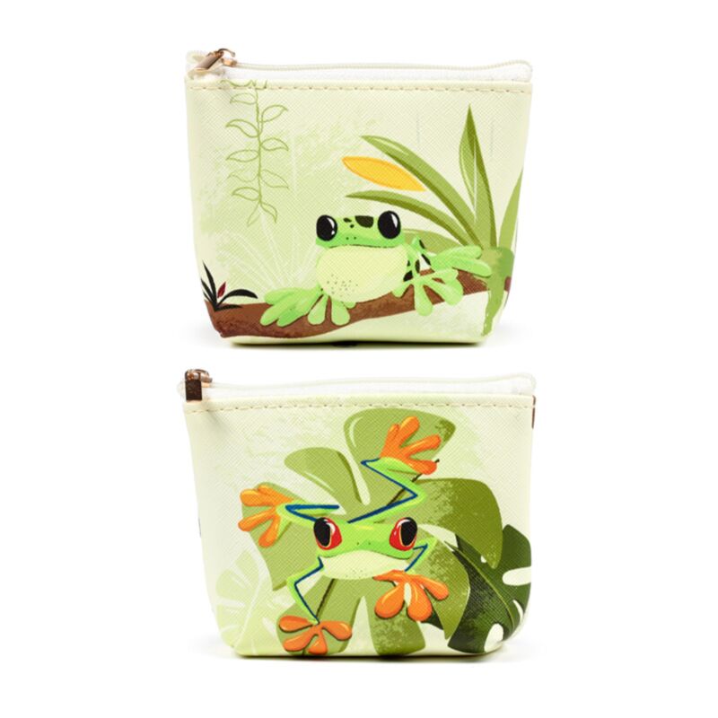 Tropenfrösche PVC -Brieftasche