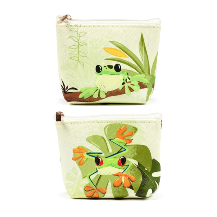 Tropenfrösche PVC -Brieftasche