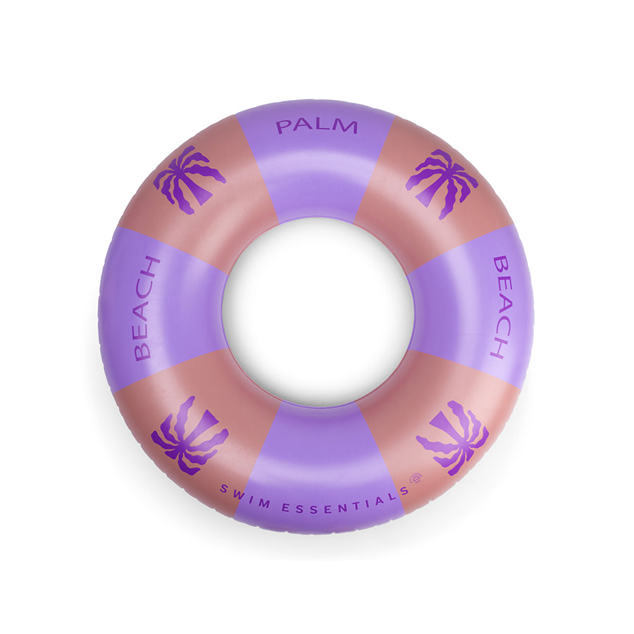 Palmen | Lila Orange Schwimmband 120 cm