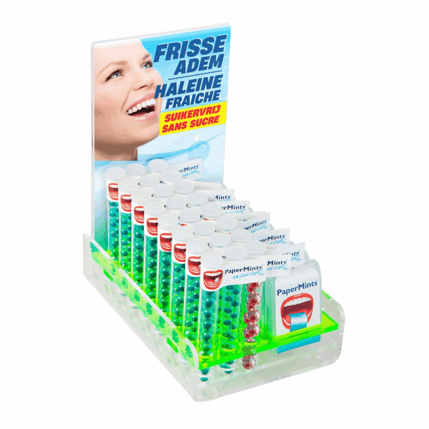 Papermints Coolcaps-Streifen-Display (35 Stück)