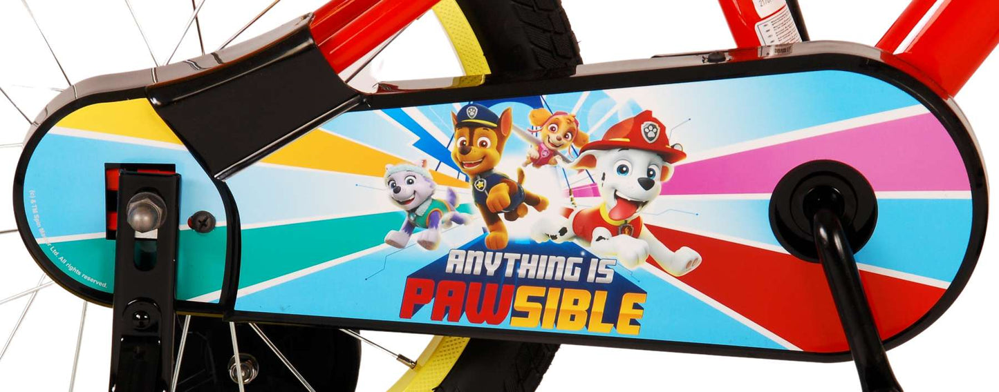 PAW Patrol Kinderbike - Jungen - 16 Zoll - Rotblau