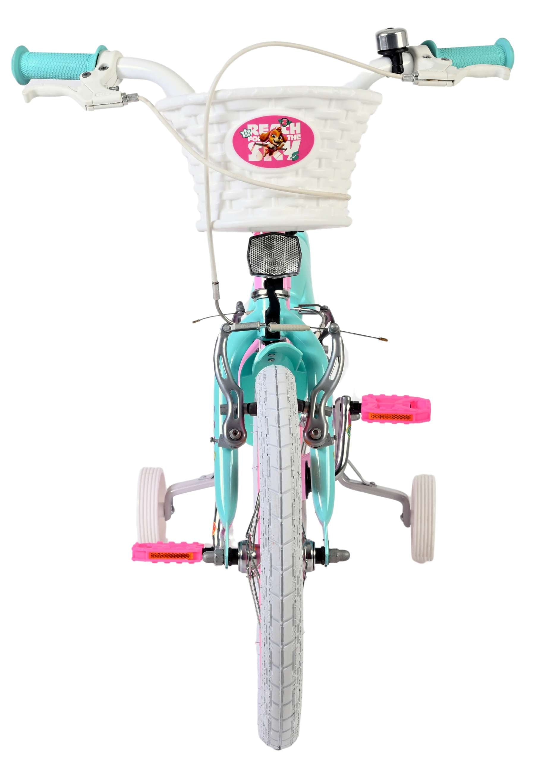 Paw Patrol Kinderfahrrad – Mädchen – 16 Zoll – Pink – zwei Handbremsen