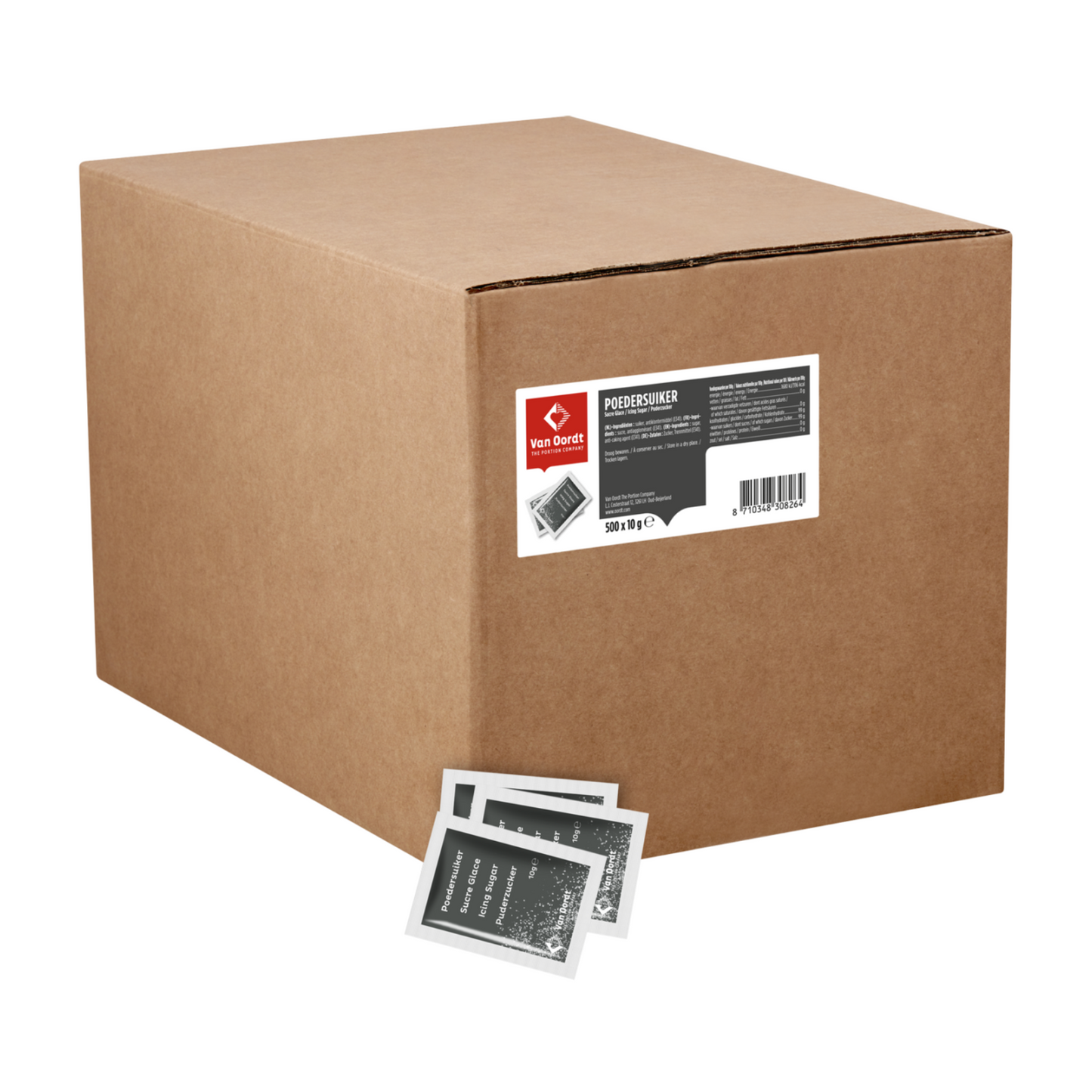 Van Oordt Puderzuckerbeutel (500x 10gr)