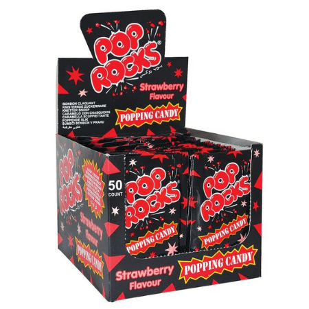 Zeta Pop Rocks Erdbeere (50 Stück)