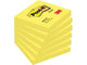 Haftnotizen, 100 Blatt, 76 x 76 mm, neongelb