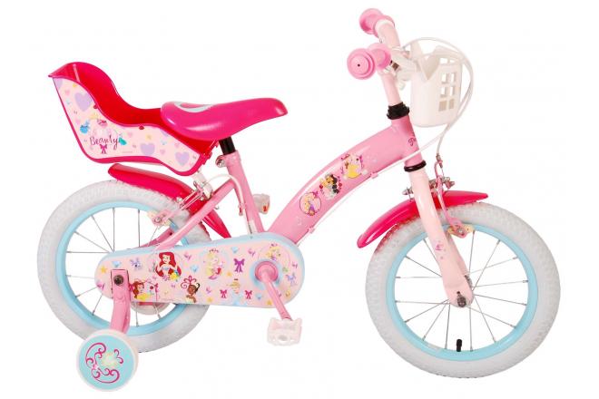 Disney Princess Children's Bicycle - Mädchen - 14 Zoll - Pink - Zwei Handbremsen