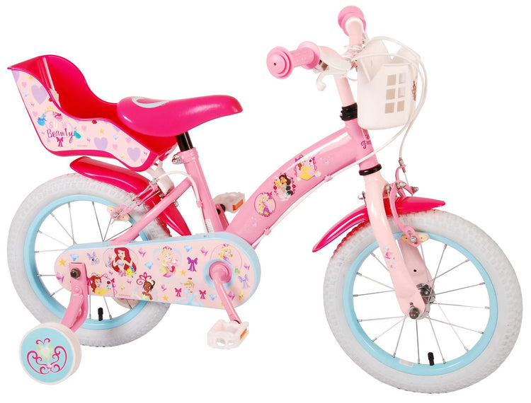 Disney Princess Children's Bicycle - Mädchen - 14 Zoll - Pink - Zwei Handbremsen