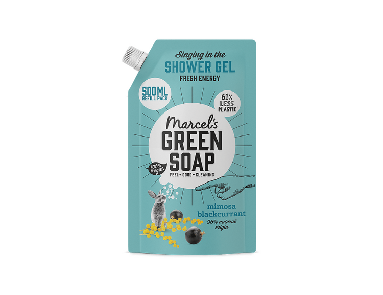 Marcels Green Soap Duschgel Mimosa Schwarze Berry nachfüllen 500 ml