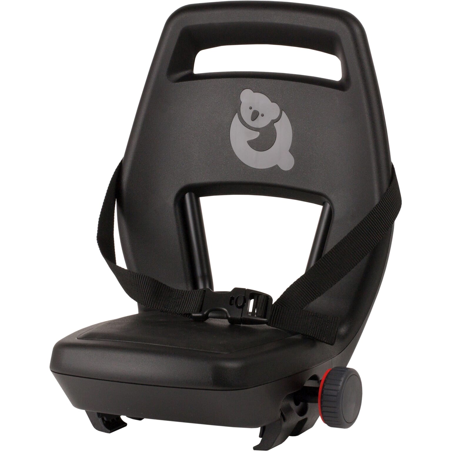 Rücksitz Junior 6+ Fußstütze + Gurt schwarz