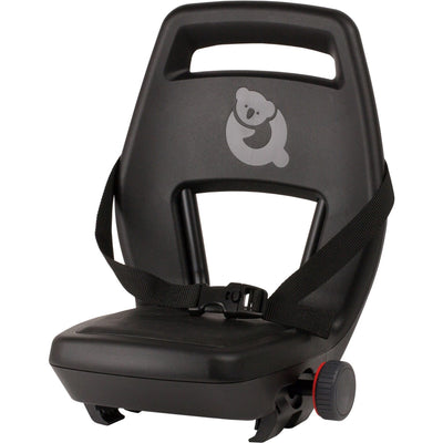 Rücksitz Junior 6+ Fußstütze + Gurt schwarz