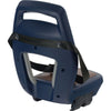 Qibbel Q342 Rücksitz 6+ Junior mit Fußstützen und Schutzplatten Marineblau