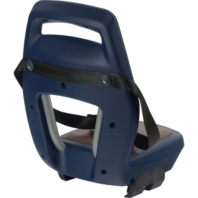 Qibbel Q342 Rücksitz 6+ Junior mit Fußstützen und Schutzplatten Marineblau