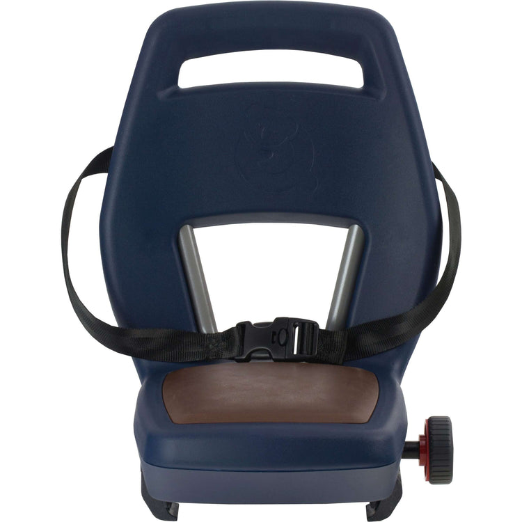 Qibbel Q342 Rücksitz 6+ Junior mit Fußstützen und Schutzplatten Marineblau