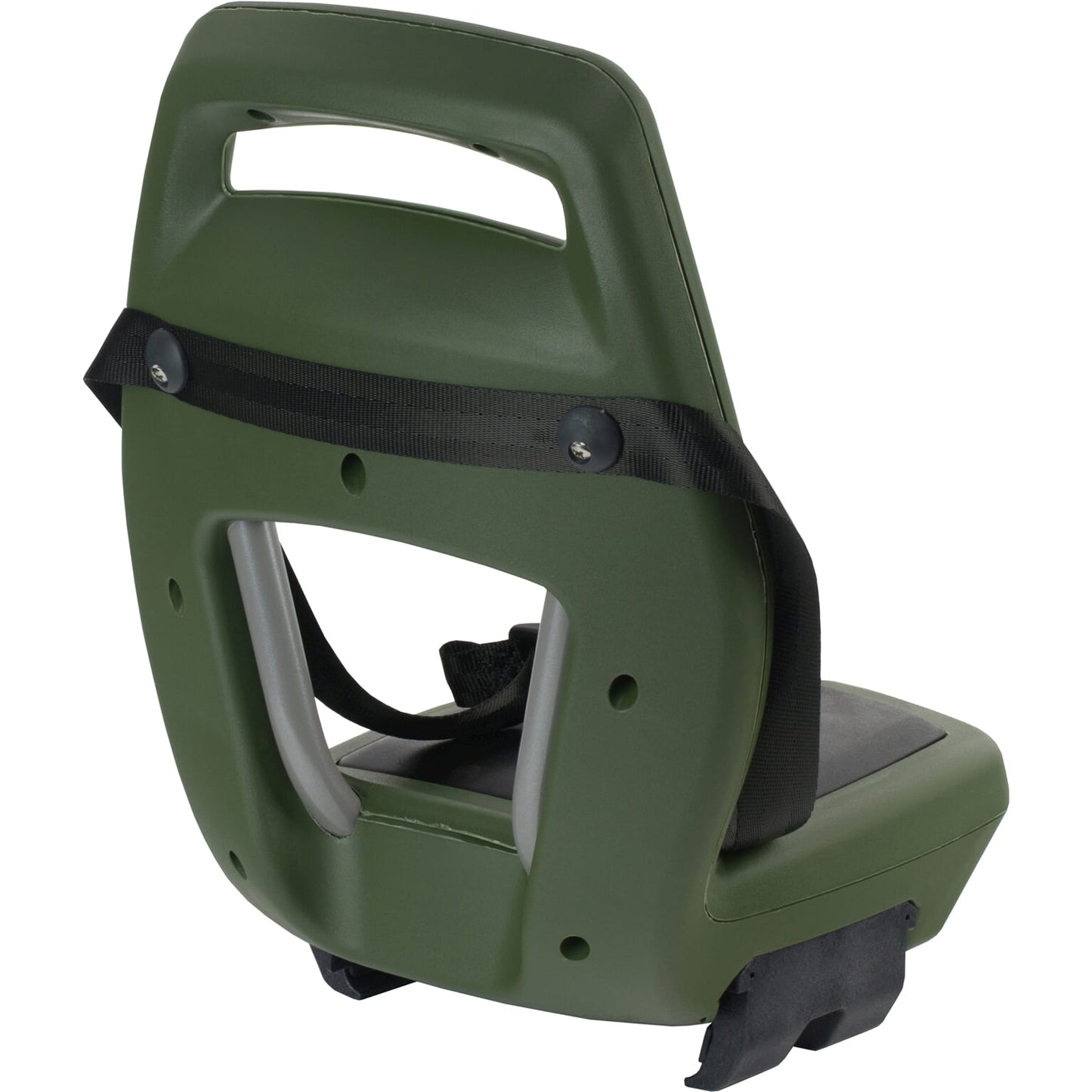Rücksitz Junior 6+ Fußstütze + Gurt army green schwarz