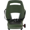 Rücksitz Junior 6+ Fußstütze + Gurt army green schwarz